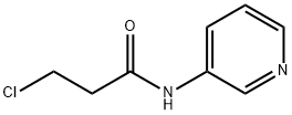 3-氯-N-吡啶-3-基-丙酰胺 结构式