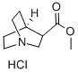 METHYL 3-QUINUCLIDINECARBOXYLATE HYDROCHLORIDE Struktur