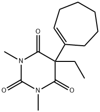 5-(1-Cyclohepten-1-yl)-5-ethyl-1,3-dimethyl-2,4,6(1H,3H,5H)-pyrimidinetrione|