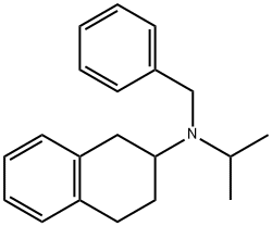 1,2,3,4-Tetrahydro-N-(1-methylethyl)-N-(phenylmethyl)-2-naphthalenamine,54965-39-8,结构式