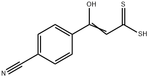 3-(4-Cyanophenyl)-3-hydroxypropenedithioic acid,54965-42-3,结构式