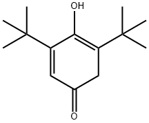 4-Hydroxy-3,5-di-tert-butyl-2,4-cyclohexadien-1-one Struktur