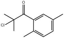 2-Chloro-1-(2,5-dimethylphenyl)-2-methyl-1-propanone,54965-52-5,结构式