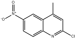 2-chloro-4-methyl-6-nitro-quinoline Struktur