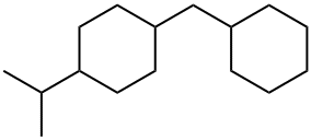 1-(Cyclohexylmethyl)-4-(1-methylethyl)cyclohexane Struktur