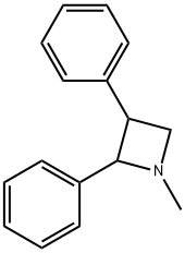 1-Methyl-2,3-diphenylazetidine Structure