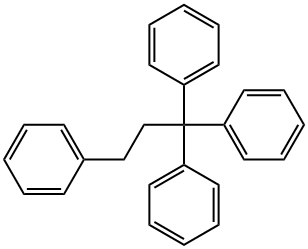 1,1',1'',1'''-(1-プロパニル-3-イリジン)テトラキスベンゼン 化学構造式