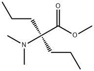 2-Dimethylamino-2-propylvaleric acid methyl ester Struktur