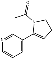 1-Acetyl-2,3-dihydro-5-(3-pyridinyl)-1H-pyrrole,54966-15-3,结构式