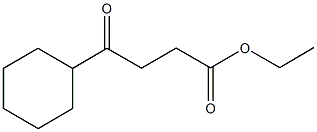 4-Cyclohexyl-4-oxobutanoic acid ethyl ester Struktur
