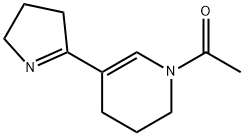 1-Acetyl-5-(3,4-dihydro-2H-pyrrol-5-yl)-1,2,3,4-tetrahydropyridine,54966-57-3,结构式