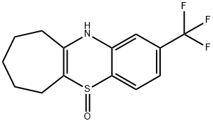 6,7,8,9,10,11-Hexahydro-2-(trifluoromethyl)benzo[b]cyclohepta[e][1,4]thiazine-5-oxide Structure