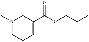 1-メチル-1,2,5,6-テトラヒドロニコチン酸プロピル 化学構造式