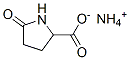 ammonium 5-oxo-DL-prolinate Structure