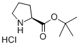L-脯氨酸叔丁酯盐酸盐, 5497-76-7, 结构式