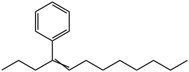 1-Propyl-1-nonenylbenzene Struktur
