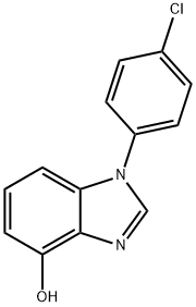 1-(4-Chlorophenyl)-1H-benzimidazol-4-ol Structure