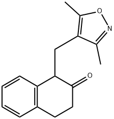 1-[(3,5-Dimethylisoxazol-4-yl)methyl]-3,4-dihydronaphthalen-2(1H)-one|