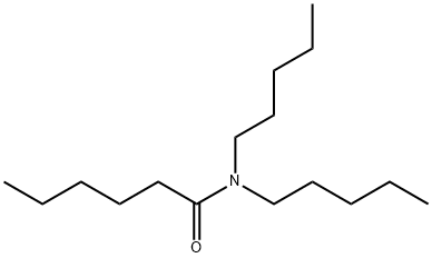 N,N-Dipentylhexanamide 结构式