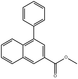 Methyl 4-phenyl-2-naphthoate Struktur