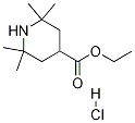 2,2,6,6-テトラメチルピペリジン-4-カルボン酸エチルエステル 化学構造式