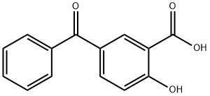 5-ベンゾイル-2-ヒドロキシ安息香酸 化学構造式