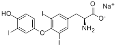 碘塞罗宁钠,55-06-1,结构式
