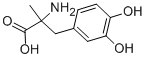 2-METHYL-3-(3,4-DIHYDROXYPHENYL)-DL-ALANINE Structure