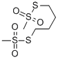 ビスメタンチオスルホン酸1,4-ブタンジイル 化学構造式