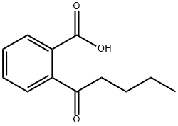2-戊酰基苯甲酸, 550-37-8, 结构式