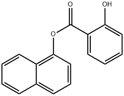 サリチル酸1-ナフチル 化学構造式