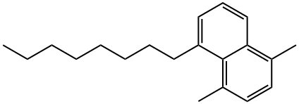 1,4-Dimethyl-5-octylnaphthalene,55000-53-8,结构式