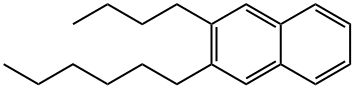 2-Butyl-3-hexylnaphthalene Structure