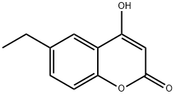 6-ETHYL-4-HYDROXYCOUMARIN Structure