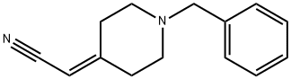 2-(1-benzylpiperidin-4-ylidene)acetonitrile Structure