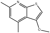 3-Methoxy-4,6-dimethylthieno[2.3-b]pyridine Structure
