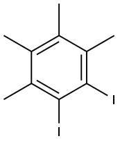1,2-DIIODO-3,4,5,6-TETRAMETHYLBENZENE Struktur