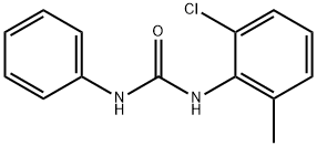 N-(2-Chloro-6-methylphenyl)-N'-phenylurea Struktur