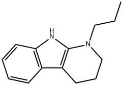 2,3,4,9-Tetrahydro-1-propyl-1H-pyrido[2,3-b]indole 结构式