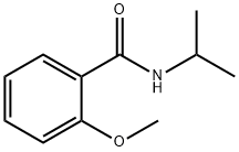 N-异丙基-2-甲氧基苯甲酰胺 结构式