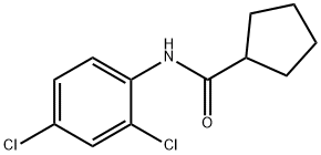 Cyclopentanecarboxamide, N-(2,4-dichlorophenyl)- (9CI) 结构式