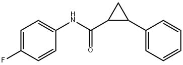 시클로프로판카르복사미드,N-(4-플루오로페닐)-2-페닐-(9CI)