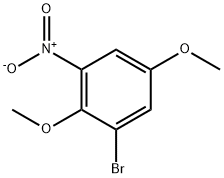 1-溴-2,5-二甲氧基-3-硝基苯,55034-12-3,结构式