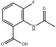2-乙酰胺基-3-氟苯甲酸, 550346-18-4, 结构式