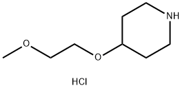 4-(2-METHOXYETHOXY)PIPERIDINE HYDROCHLORIDE Struktur