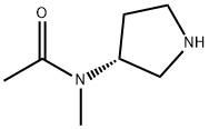 Acetamide, N-methyl-N-(3R)-3-pyrrolidinyl- (9CI) 结构式
