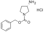 (S)-1-Cbz-3-氨基吡咯烷盐酸盐,550378-39-7,结构式