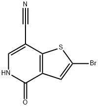 2-broMo-4-hydroxythieno[3,2-c]pyridine-7-carbonitrile|2-溴-7-氰基-5H-噻吩[3,2-C]吡啶-4-酮