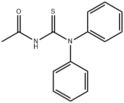 N-[Diphenylamino(thiocarbonyl)]acetamide Structure