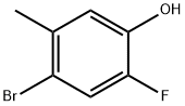 4-溴-2-氟-5-甲基苯酚, 550400-07-2, 结构式
